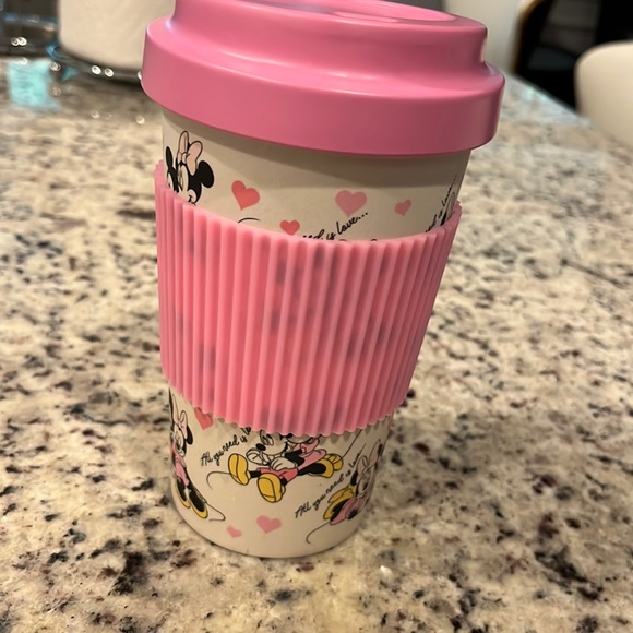 Minnie and Mickey Travel Mug - Picture 1 of 3